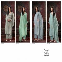 Ganga Delila S3393 Wholesale Pure Linen With Hand Embroidery Salwar Suits