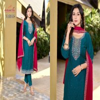 Aanchi Nargis Wholesale 3 Piece Set Straight Concept Readymade Suits