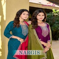 Aanchi Nargis Wholesale 3 Piece Set Straight Concept Readymade Suits