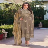 Kilory Zarokha Vol-3 Wholesale Lawn Cotton With Fancy Embroidery Salwar Suits