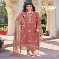 Kilory Zarokha Vol-3 Wholesale Lawn Cotton With Fancy Embroidery Salwar Suits