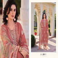 Kilory Zarokha Vol-3 Wholesale Lawn Cotton With Fancy Embroidery Salwar Suits