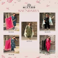 Mittoo Saundarya Wholesale Viscose Weaving Kurti With Pant And Dupatta