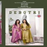 Triple AAA Debotri Wholesale Viscose Muslin With Work Dress Material