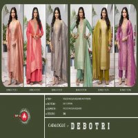 Triple AAA Debotri Wholesale Viscose Muslin With Work Dress Material