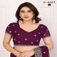 Jayshree D.no 4005 Colour Wholesale 60 Gram Georgette With Stone Work Party Wear Sarees