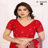 Jayshree D.no 4005 Colour Wholesale 60 Gram Georgette With Stone Work Party Wear Sarees