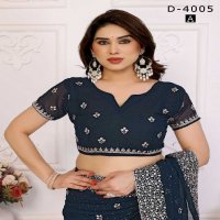 Jayshree D.no 4005 Colour Wholesale 60 Gram Georgette With Stone Work Party Wear Sarees
