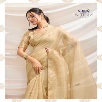 Sethnic Sutrala Vol-2 Wholesale Tissue Linen With Handwork Sarees