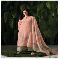 Ganga Beverly S3442 Wholesale Cotton Kota With Embroidery Salwar Suits