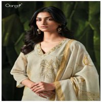 Ganga Beverly S3442 Wholesale Cotton Kota With Embroidery Salwar Suits