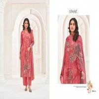 Glossy Simar Hunar Wholesale Pure Lawn Cotton With Handwork Salwar Suits