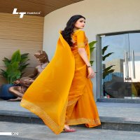 LT Fabrics signature vol 9 elegant style malai silk saree supplier