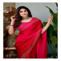 LT Fabrics signature vol 9 elegant style malai silk saree supplier