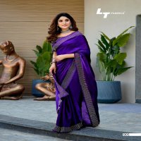 LT Fabrics signature vol 9 elegant style malai silk saree supplier