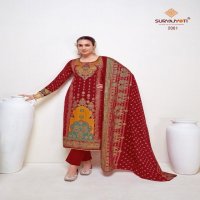pallavi advance vol 2 by suryajyoti jam satin pretty look unstitch suits