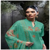 Ganga Jaeda S3414 Wholesale Cotton Silk With Embroidery Salwar Suits
