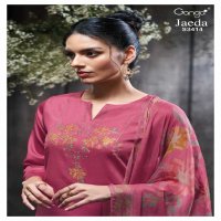 Ganga Jaeda S3414 Wholesale Cotton Silk With Embroidery Salwar Suits
