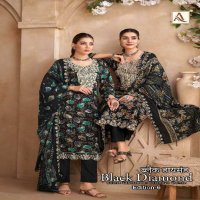 black diamond vol 6 by alok rayon discharge print modern pakistani suits