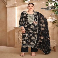 black diamond vol 6 by alok rayon discharge print modern pakistani suits