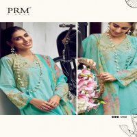 PRM Funflora Wholesale Pure Lawn Cotton With Fancy Work Salwar Suits
