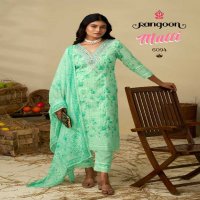 Rangoon Malti Wholesale Pure Cotton Chiffly Work Readymade 3 Piece Suits