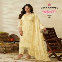 Rangoon Malti Wholesale Pure Cotton Chiffly Work Readymade 3 Piece Suits