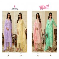 Rangoon Malti Wholesale Pure Cotton Chiffly Work Readymade 3 Piece Suits