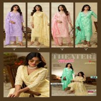 Rangoon Malti Wholesale Pure Cotton Chiffly Work Readymade 3 Piece Suits