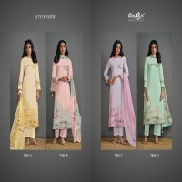 Omtex Style Flow Wholesale Lawn Cotton With Hand Work Salwar Suits