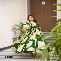 Lucaya Vol-24 Wholesale Heavy Reyon Gown With Dupatta Catalog