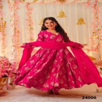 Lucaya Vol-24 Wholesale Heavy Reyon Gown With Dupatta Catalog