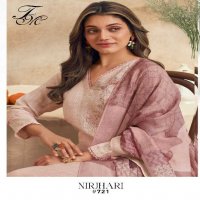 T And M Nirjhari Wholesale Pure Fancy Linen With Embroidery Work Salwar Suits
