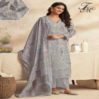 T And M Nirjhari Wholesale Pure Fancy Linen With Embroidery Work Salwar Suits