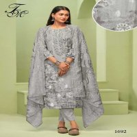T And M Tripti Wholesale Pure Linen Jacquard With Hand Work Salwar Suits