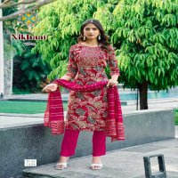 Passion Tree Nikhaar Vol-1 Wholesale Straight Kurti With Pant And Dupatta