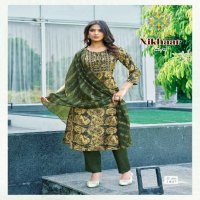 Passion Tree Nikhaar Vol-1 Wholesale Straight Kurti With Pant And Dupatta