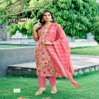 Passion Tree Nikhaar Vol-1 Wholesale Straight Kurti With Pant And Dupatta