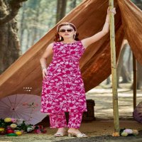 OSSM Summer Threads Vol-2 Wholesale A line Sleeveless Cord set with Hand work and Pocket