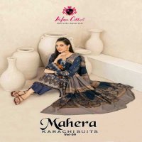 NAFISA COTTON MAHERA KARACHI SUITS VOL 9 FANCY PAKISTANI PRINTED UNSTITCH SUIT