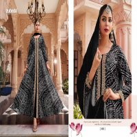 zubeda rang mahal stitched gown with dupatta and pant