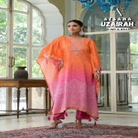 Afsana Uzairah Wholesale Pure Viscose Muslin Kaftan Work Style Combo