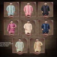Outluk Vol-135 Wholesale Open Jacket With Tone to Tone Front Open Kurta Pajama Collection