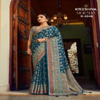 Kreshva Moksha Wholesale Georgette With Weaving Buta Border Party Wear Sarees