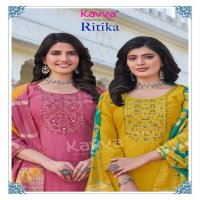 ritika vol 1 by kavya viscose vertican fully stitch shop trendy ladies suit