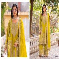 ICON BY YOUR CHOICE EXCLUSIVE CHINON UNSTITCH MODERN PAKISTANI 3PCS DRESS