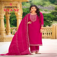 VAANI BY RANGOON SILK READYMADE EMBROIDERY WORK DESIGNER SALWAR SUIT