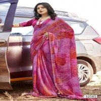 VALLABHI SIMONA VOL 4 PURE CREPE PRINTED SARIS UNIFORM SARI WHOLESALE SHOP