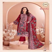 Harshit Rimsha Wholesale Viscose Reyon With Embroidery Work Dress Material