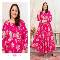 Moksh Plus Size Joy Vol-1 Wholesale Reyon Export Quality Kurtis
